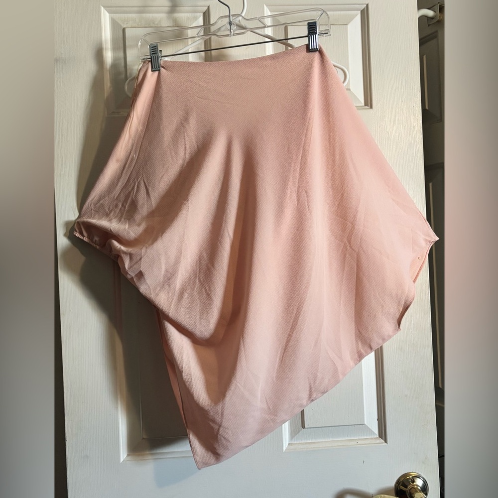 Elegant asymmetrical Pink Women's top
